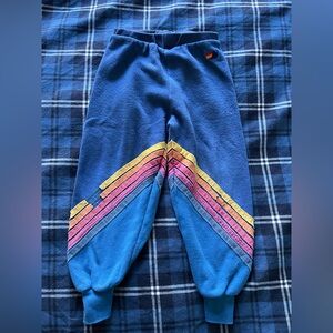 Aviator Nation Kids Sweatpants with Rainbow Stripes